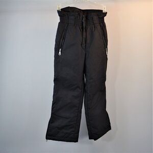 Sportalm Kidz Buhel Austria Black Snow Pants Size 128 US Kids Unisex Size 7-8